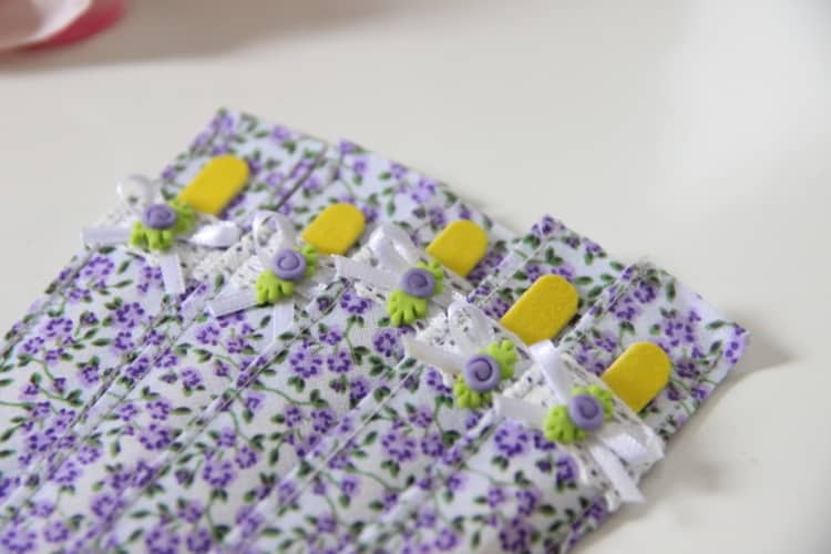 porta lixa de unha em tecido para lembrancinha porta lixa de unha em tecido para lembrancinha