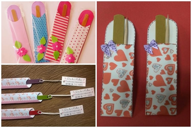 lembrancinha com lixa e porta lixa lembrancinha com lixa e porta lixa