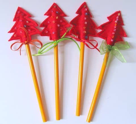 lápis com ponteira de feltro para lembrancinha de natal para crianças lápis com ponteira de feltro para lembrancinha de natal para crianças