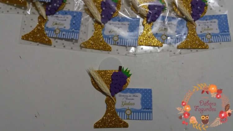 lembrancinha de EVA com cálice para lembrancinha de primeira comunhão lembrancinha de EVA com cálice para lembrancinha de primeira comunhão