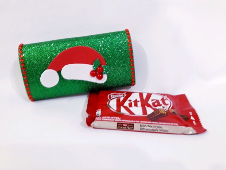 lembrancinha de natal com KitKat lembrancinha de natal com KitKat