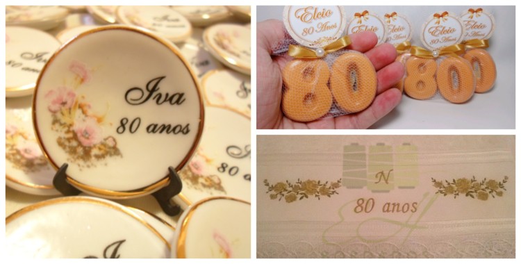 30 Lembrancinhas De Aniversário De 80 Anos • Fotos E Ideias