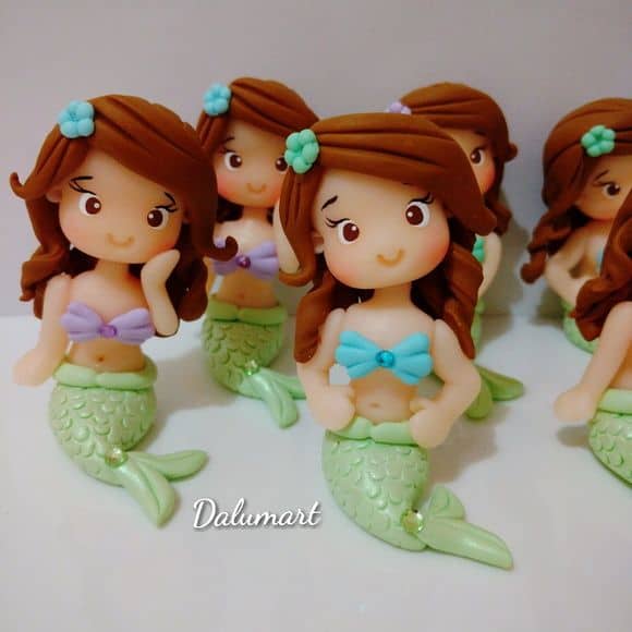 As miniaturas de sereia não podem faltar As miniaturas de sereia não podem faltar