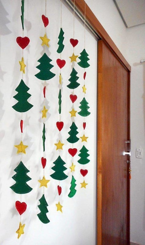 Cortina de Natal para decorar a casa Cortina de Natal para decorar a casa