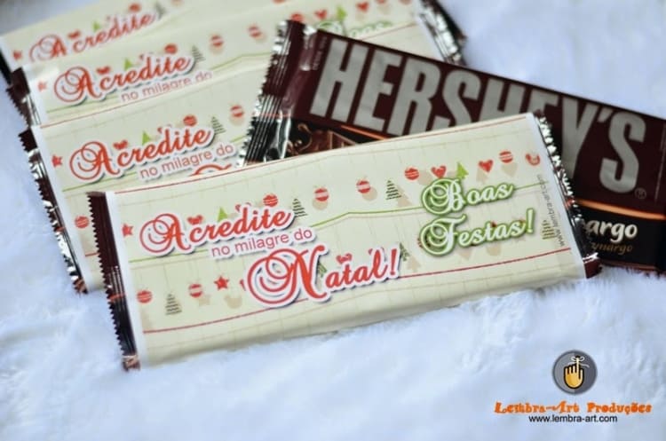 Decore uma barra de chocolate Decore uma barra de chocolate
