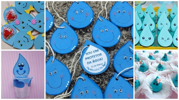 Lembrancinha Dia da Água: +74 Ideias e Modelos Criativos!