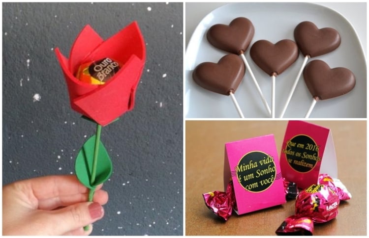 lembrancinhas com chocolate para encontro de casais