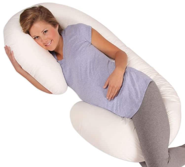 Essa almofada é ideal para o descanso das futuras mamães