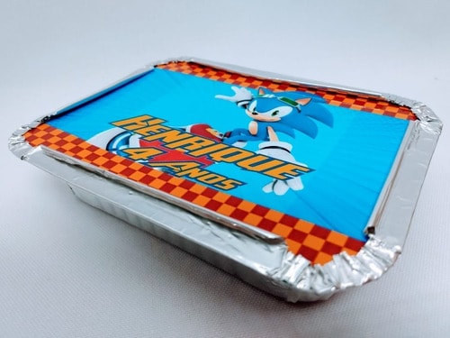 marmitinha personalizada para lembrancinha Sonic