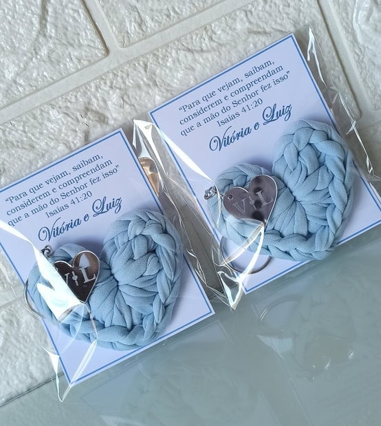 4 lembrancinha de casamento em crochê Van Art's Elo7
