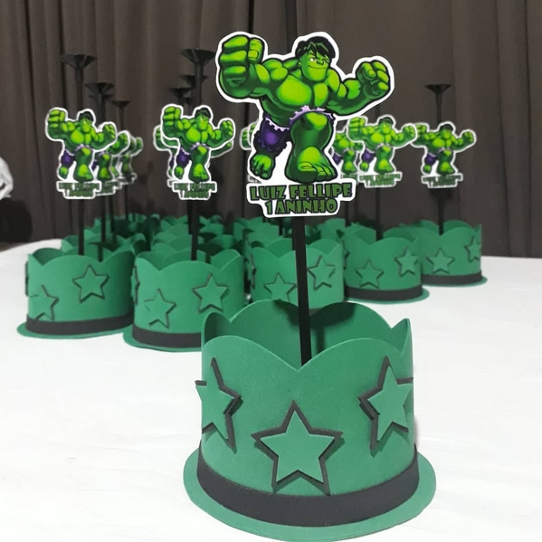 3 lembrancinha do Hulk em EVA @artesanato leo e lara 3 lembrancinha do Hulk em EVA @artesanato leo e lara