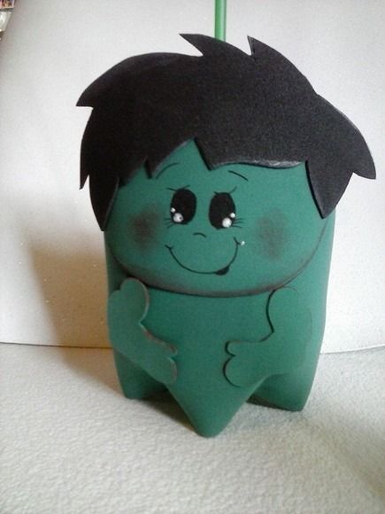 7 lembrancinha hulk em garrafa pet Pinterest 7 lembrancinha hulk em garrafa pet Pinterest