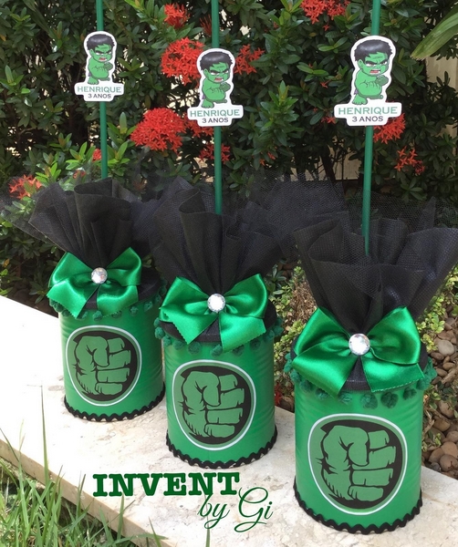 9 lembrancinha festa Hulk @inventbygi 9 lembrancinha festa Hulk @inventbygi