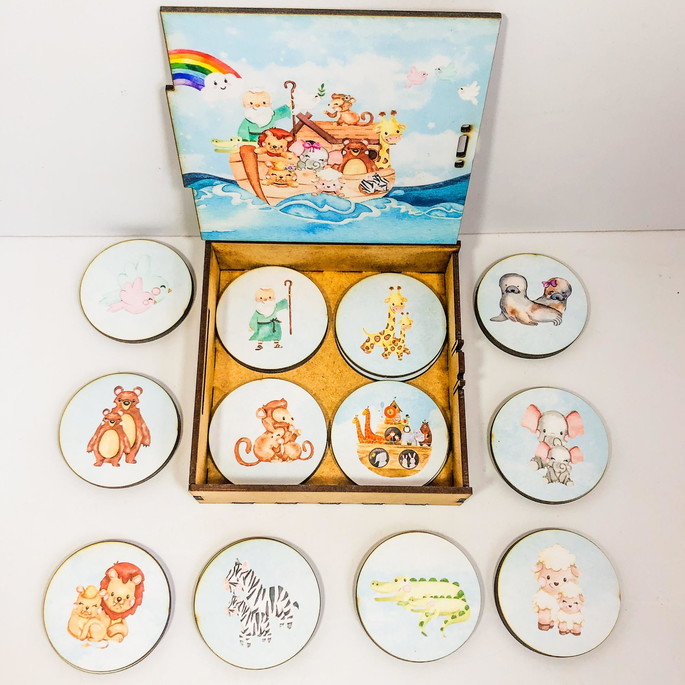 12 lembrancinha criativa arca de Noé Realizar Arte em MDF Elo7 12 lembrancinha criativa arca de Noé Realizar Arte em MDF Elo7