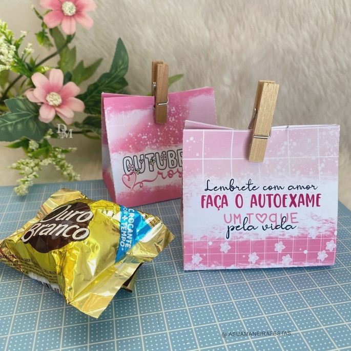 28 lembrancinha com bombom outubro rosa Mimos da Kiky Elo7 28 lembrancinha com bombom outubro rosa Mimos da Kiky Elo7