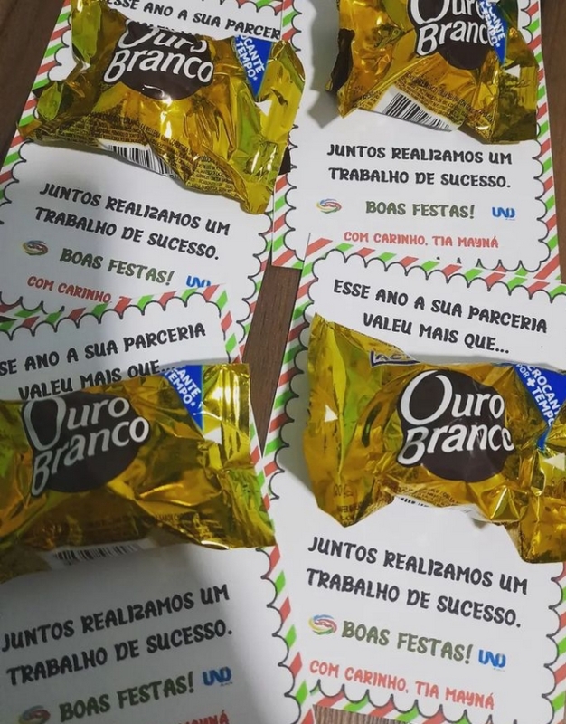 9 lembrancinha com bombom Ouro Branco @profmayna 9 lembrancinha com bombom Ouro Branco @profmayna