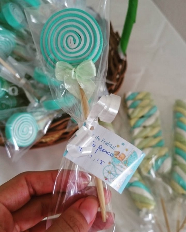 10 pirulito de EVA para lembrancinha @ateliecrisnakao